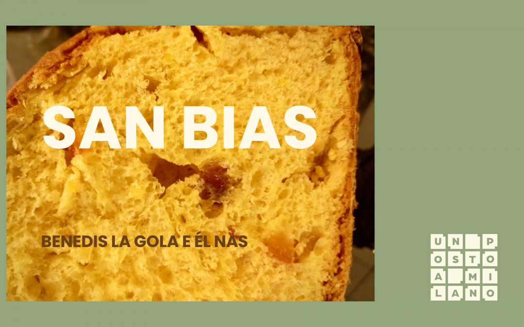 San Bias, benedis la gola e él nas