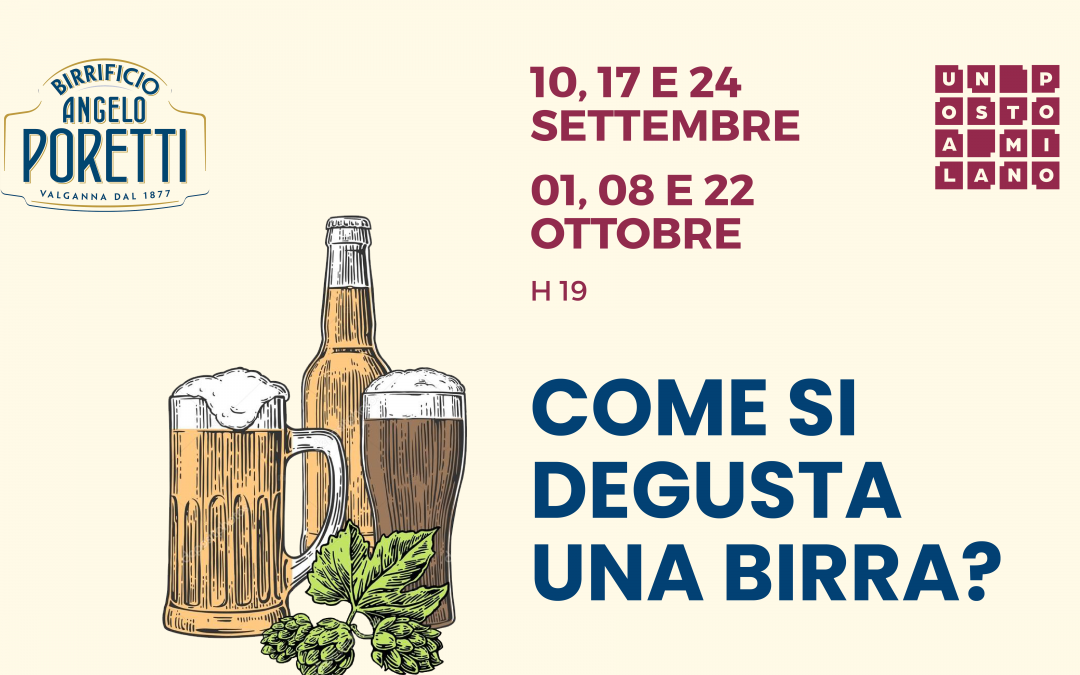 COME SI DEGUSTA UNA BIRRA?